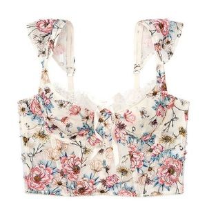Dream Angels Longline Floral Bustier